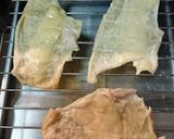 ビールがすすむパリパリ鶏皮作り方2写真