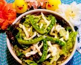 さやえんどうを可愛く切ってお弁当に作り方4写真