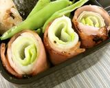 さやえんどうを可愛く切ってお弁当に作り方7写真
