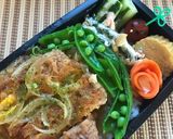 さやえんどうを可愛く切ってお弁当に作り方10写真