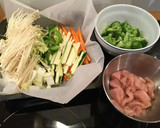 鶏肉と白菜やえのき茸の味噌炒め作り方1写真