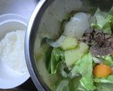 カレーの野菜とレタスで簡単ベジボウル！作り方4写真