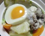 カレーの野菜とレタスで簡単ベジボウル！作り方6写真