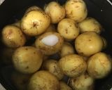 ビールに♪ 新じゃが（小芋）の塩茹で作り方4写真