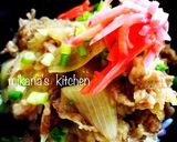 女子高生の野菜もモリモリ牛丼弁当♪♪作り方1写真