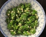 ミズとオクラのぶっかけ♪作り方3写真