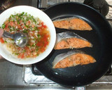 魚さけのムニエル♪簡単サルサソース作り方8写真