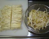 もやしとえのき☆キムチ和え作り方1写真