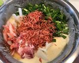 黒酢ソースでポテっとボリューム海鮮チヂミ作り方3写真