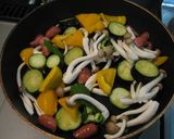 野菜のトマトチーズグリル作り方2写真