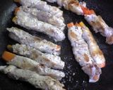 ♪とっても簡単☆肉巻きの甘辛たれ～♪作り方4写真