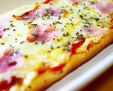 サクッ＆とろ～り！キムチチーズ油揚げピザ作り方13写真
