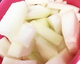 簡単！冬瓜と油揚げの胡麻油炒め作り方1写真
