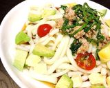 アボカドとツナの冷やしうどん作り方5写真