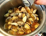 旨み凝縮☆アサリの酒蒸しそうめん作り方4写真