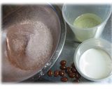 炭酸飲料でフワッチョコスコーン☆七変化♪作り方1写真