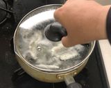 スズキ(シーバス)のアラのダシでお味噌汁作り方3写真