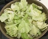 キャベツと豆腐のそぼろあんかけ炒め作り方6写真