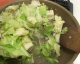 キャベツと豆腐のそぼろあんかけ炒め作り方7写真