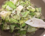 キャベツと豆腐のそぼろあんかけ炒め作り方8写真