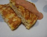 ツナとキャベツのパンケーキ風作り方6写真