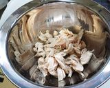 ささみときゅうりの梅肉和え作り方1写真