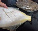 レンチン！一緒に煮て時短！真ガレイの煮魚作り方1写真