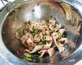 ささみときゅうりの梅肉和え作り方6写真