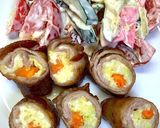 簡単な甘酢チーズとキャベツの肉巻き作り方10写真