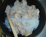 豚肉。しらたき。えのき☆煮作り方2写真