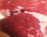 パインと安いステーキ肉DEビーフカレー♪作り方1写真