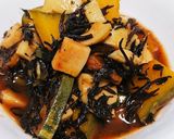 ひじきとカボチャのトマト煮♡作り方3写真