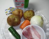 カロリー↓のマヨなしポテトサラダ作り方1写真