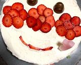 簡単いちごでアンパンマンケーキ作り方5写真