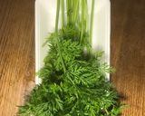 人参葉と紫シソの茎の鰹節酢ゴマ和え作り方1写真
