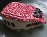 新幹線♡スーパーこまち 立体ケーキ作り方3写真