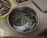 カタクチイワシの一夜干し酢漬け♪作り方2写真