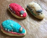 新幹線♡スーパーこまち 立体ケーキ作り方4写真