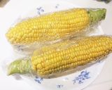 レンジで簡単！シャキシャキとうもろこし作り方1写真