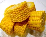 レンジで簡単！シャキシャキとうもろこし作り方2写真