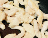 青椒肉絲風★鶏肉のオイスターソース炒め作り方2写真