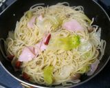 ワンポット包丁要らずペペロンチーノパスタ作り方6写真