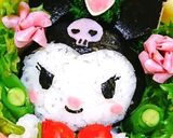 『クロミちゃん♡』おにぎり弁当♡キャラ弁作り方22写真