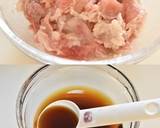 豚こま切れ肉の薬味バーグ照り焼き作り方1写真