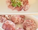 豚こま切れ肉の薬味バーグ照り焼き作り方2写真