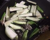 カロリー控えめ麻婆茄子 ♪ 油1/3作り方3写真