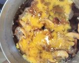 めんつゆdeカツ丼 しいたけ入り作り方3写真
