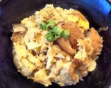 めんつゆdeカツ丼 しいたけ入り作り方4写真
