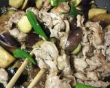 なすとおくら入り豚の香味炒め作り方8写真