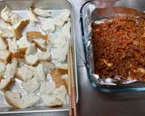 残ったミートソースでパングラタン作り方1写真